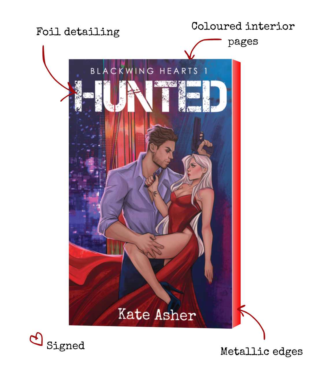 Hunted - Special Edition - PRE ORDER (Book 1: Blackwing Hearts)