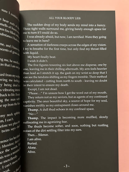 All Your Bloody Lies (Book 1: A Filthy Duet)